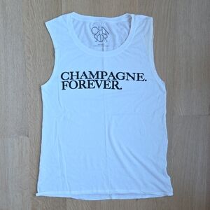 Chaser White 'Champagne Forever' Muscle Tee